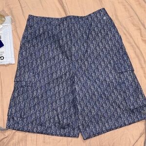 Dior Oblique Bermuda Cargo Shorts